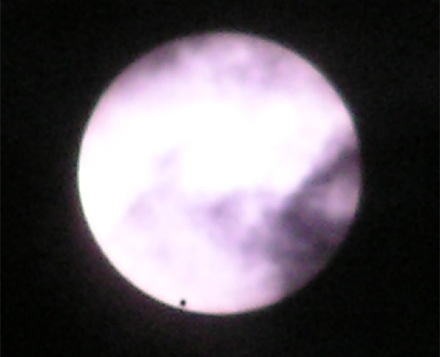Venustransit 8. Juni 2004, 7:41 Uhr MESZ